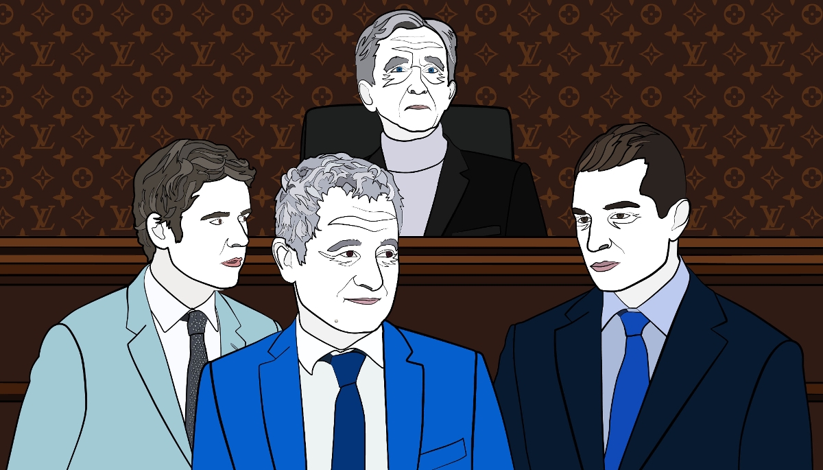 Hoping to succeed Emmanuel Macron as French president, politicians (anti-clockwise from left) Gabriel Attal, Gérald Darmanin and Jordan Bardella are wooing Bernard Arnault's powerful family.