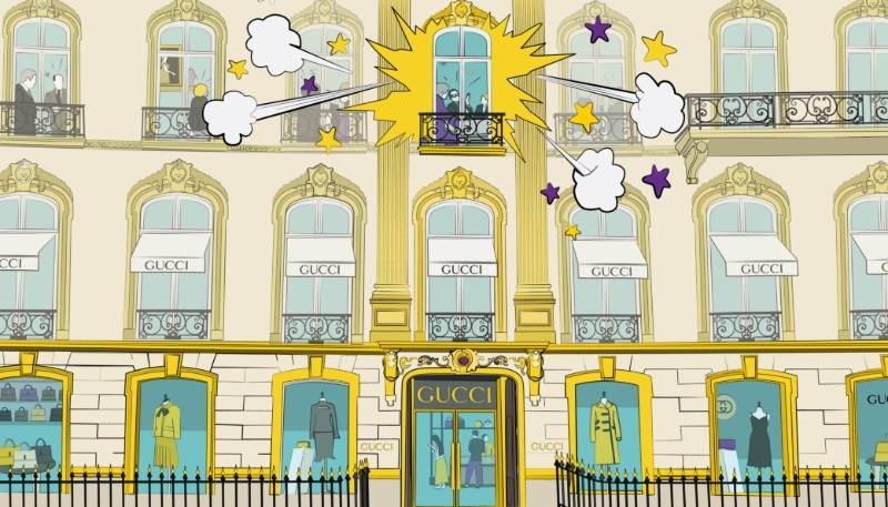 A family feud among the owners of the premises of Gucci's flagship store in Paris could have repercussions for the brand.