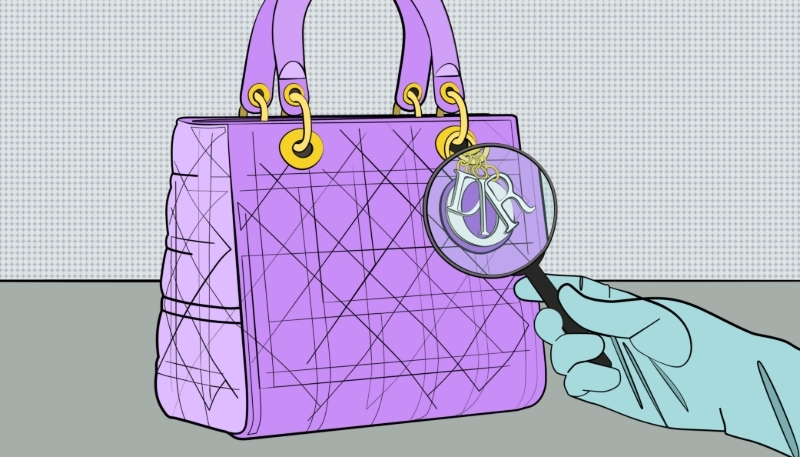 Real of fake? Lady Dior counterfeits bearing authenticity certificates are muddying the waters of the second-hand market.