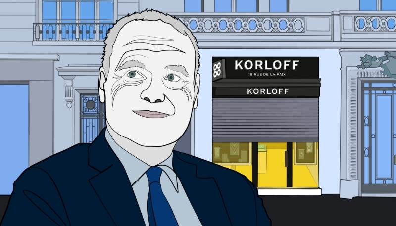 Renaud Dutreil is under pressure as the jeweller Korloff, owned by the Swiss fund Mirabaud Living Heritage, struggles.