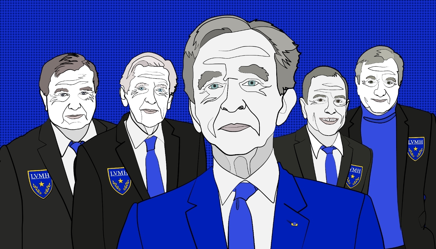 The French billionaire has stayed loyal to long-standing colleagues from his own generation.