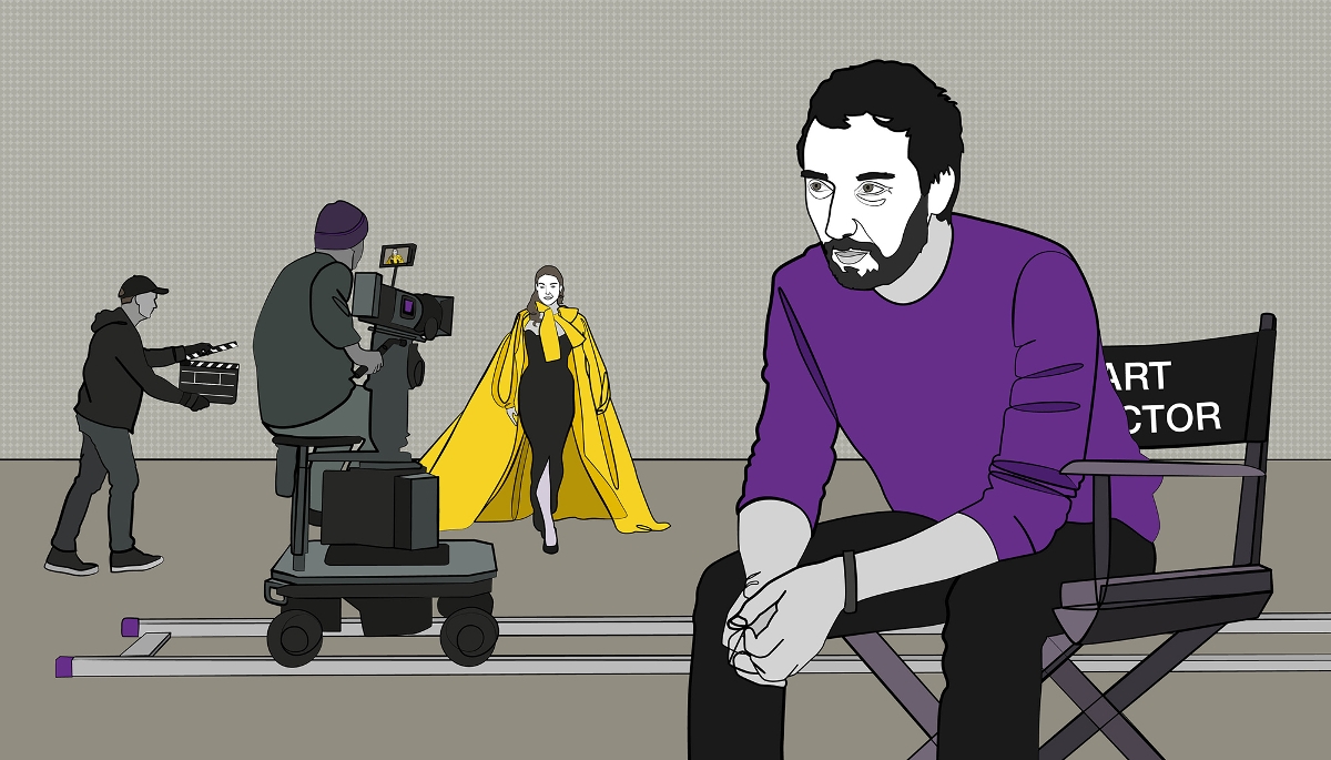 Saint Laurent creative director Anthony Vaccarello is directly involved in his company's film production activities.