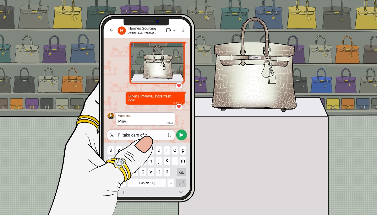 Hermès relies on a hand-picked network of intermediaries to guide the spending of its ultra-wealthy clients.