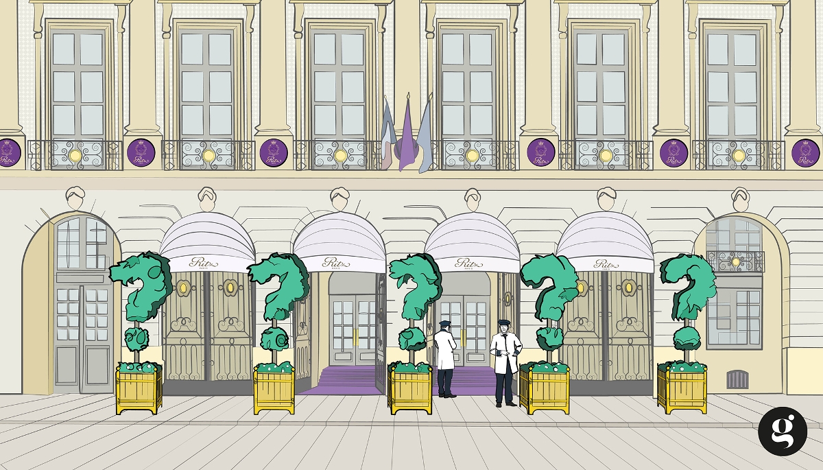 The Ritz Paris, on the French capital's Place Vendôme.