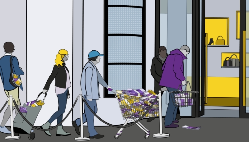 The limit on cash payments by non-French residents will be slashed from €15,000 to €1,000.