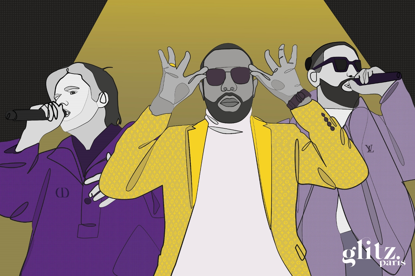 Luxury houses are now being forced to get closer to certain French rappers, such as Orelsan, Gims and SCH.