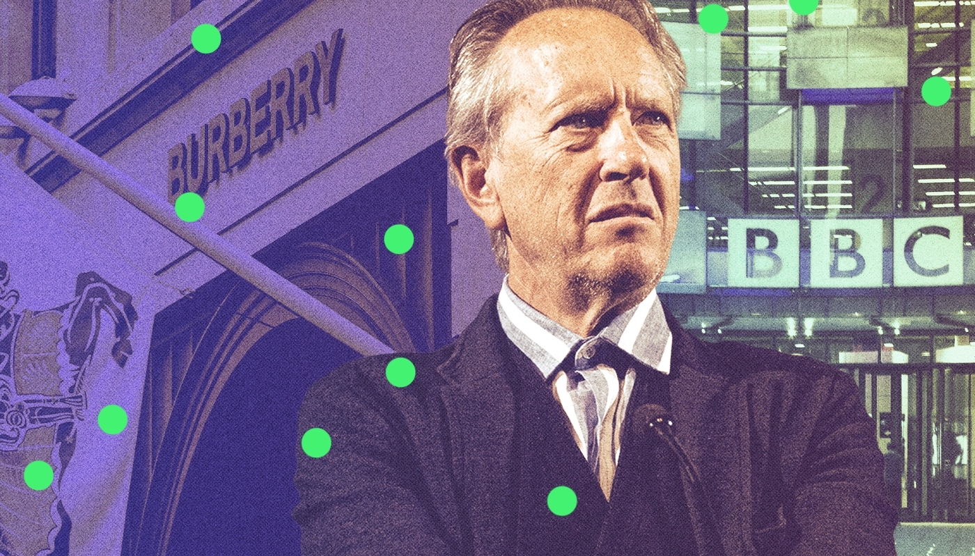 On The Celebrity Traitors, Richard E. Grant wore Burberry, with which he has commercial ties.