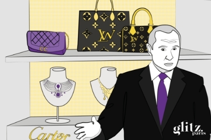 Vladimir Putin facilitates the transit of luxury counterfeit goods through Russia, as well as their manufacture.