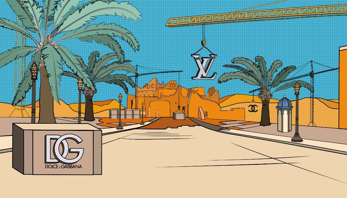 Le chantier du King Salman Boulevard, vitrine du soft power saoudien pour séduire le luxe et le tourisme haut de gamme.