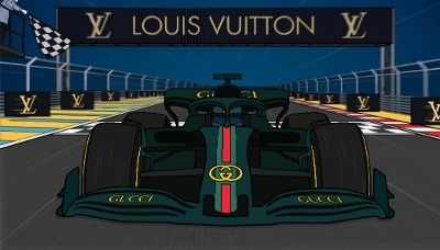Nouveau sponsor d'Alpine F1, Gucci défie son rival LVMH sur les paddocks.
