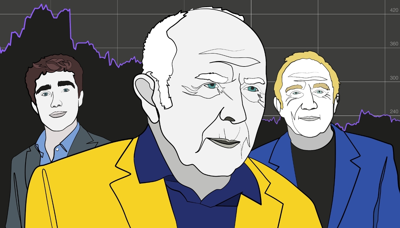 François-Louis Pinault, François Pinault et François-Henri Pinault.