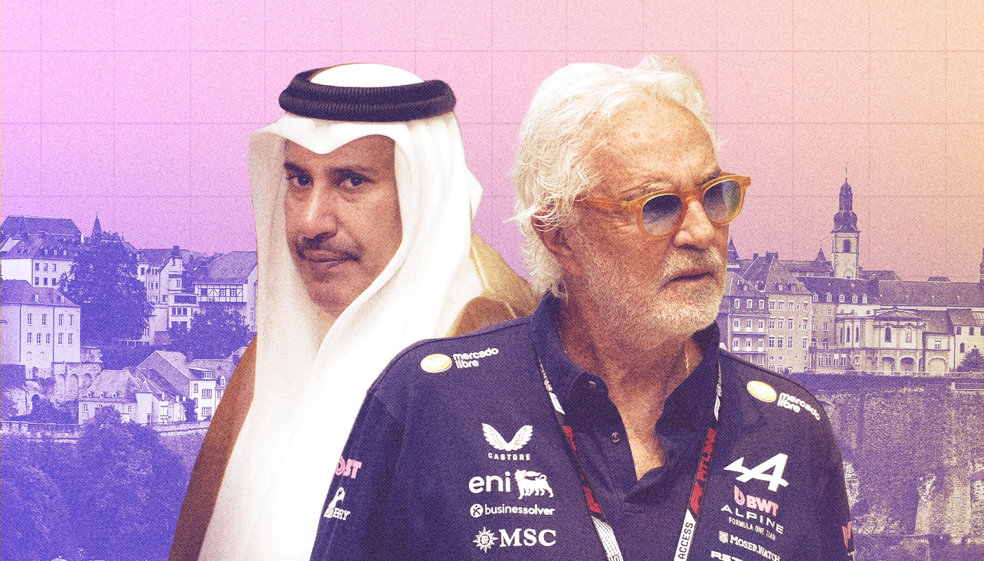 Le fonds Merlyn Advisors, proche de Hamad bin Jassem Jabr al-Thani (à g.), contrôle désormais l’empire de la restauration de luxe de Flavio Briatore.