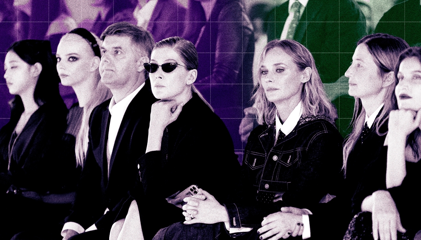 Le front row des défilés, nouveau théâtre d’influence entre marques et célébrités.