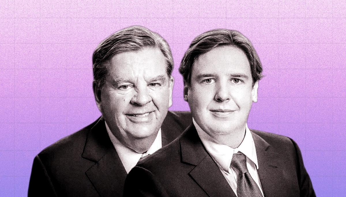 Johann Rupert, PDG de Richemont, et son fils Anton Rupert Jr. 