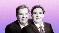 Johann Rupert, PDG de Richemont, et son fils Anton Rupert Jr. 